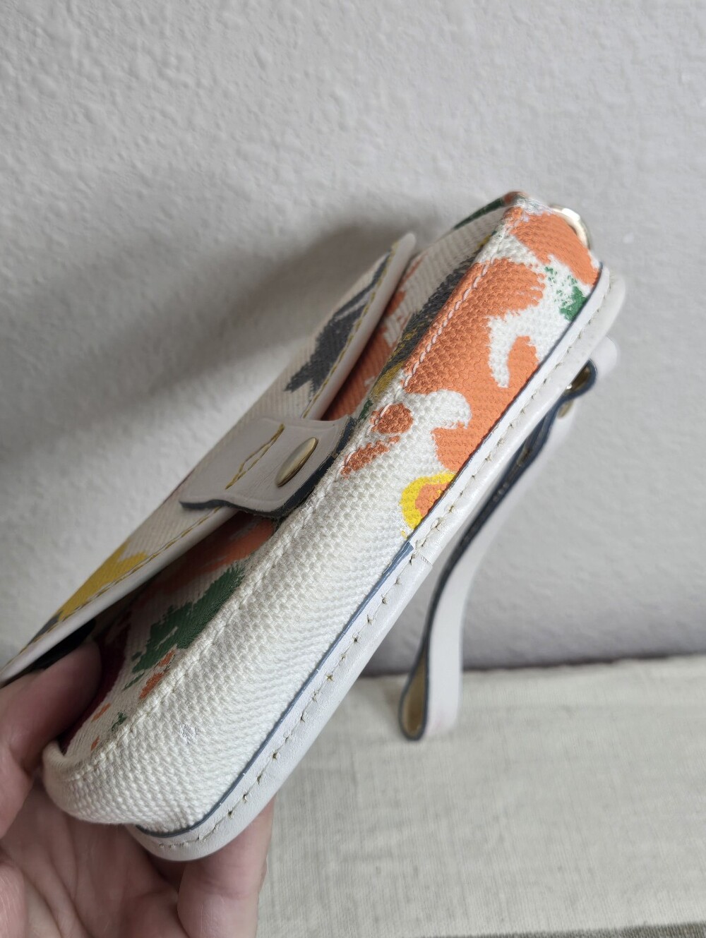 Dooney And Bourke Paint-Splatter Canvas Wristlet - Multicolor - Picture 4 of 9